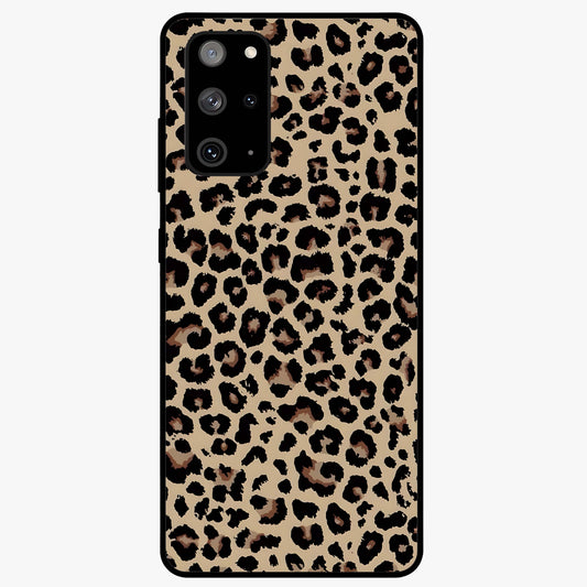 Savage Chic Pattern Glass Case showing flat back view with stylish patterned artwork and glossy glass finish.