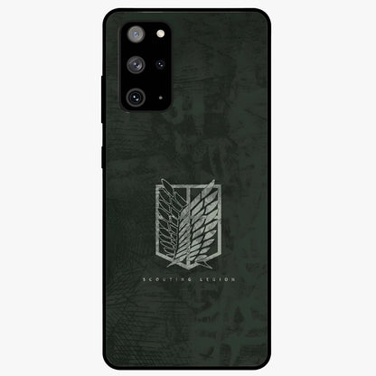 Wings Of Freedom Glass Case showing flat back view with symbolic wings artwork and glossy glass finish.