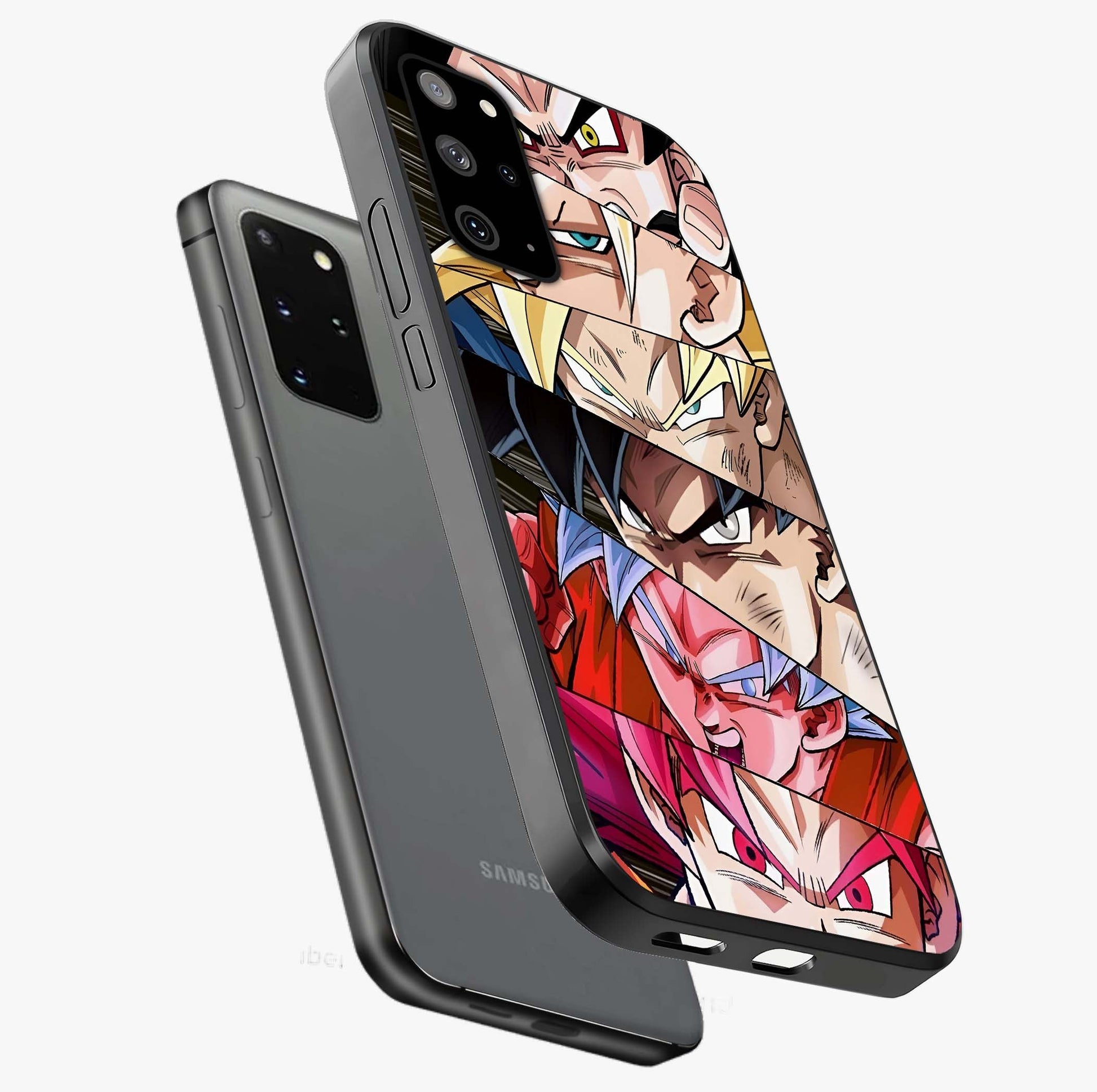 Anime Character Glass Case displayed in angled mockup highlighting colorful anime character illustration.