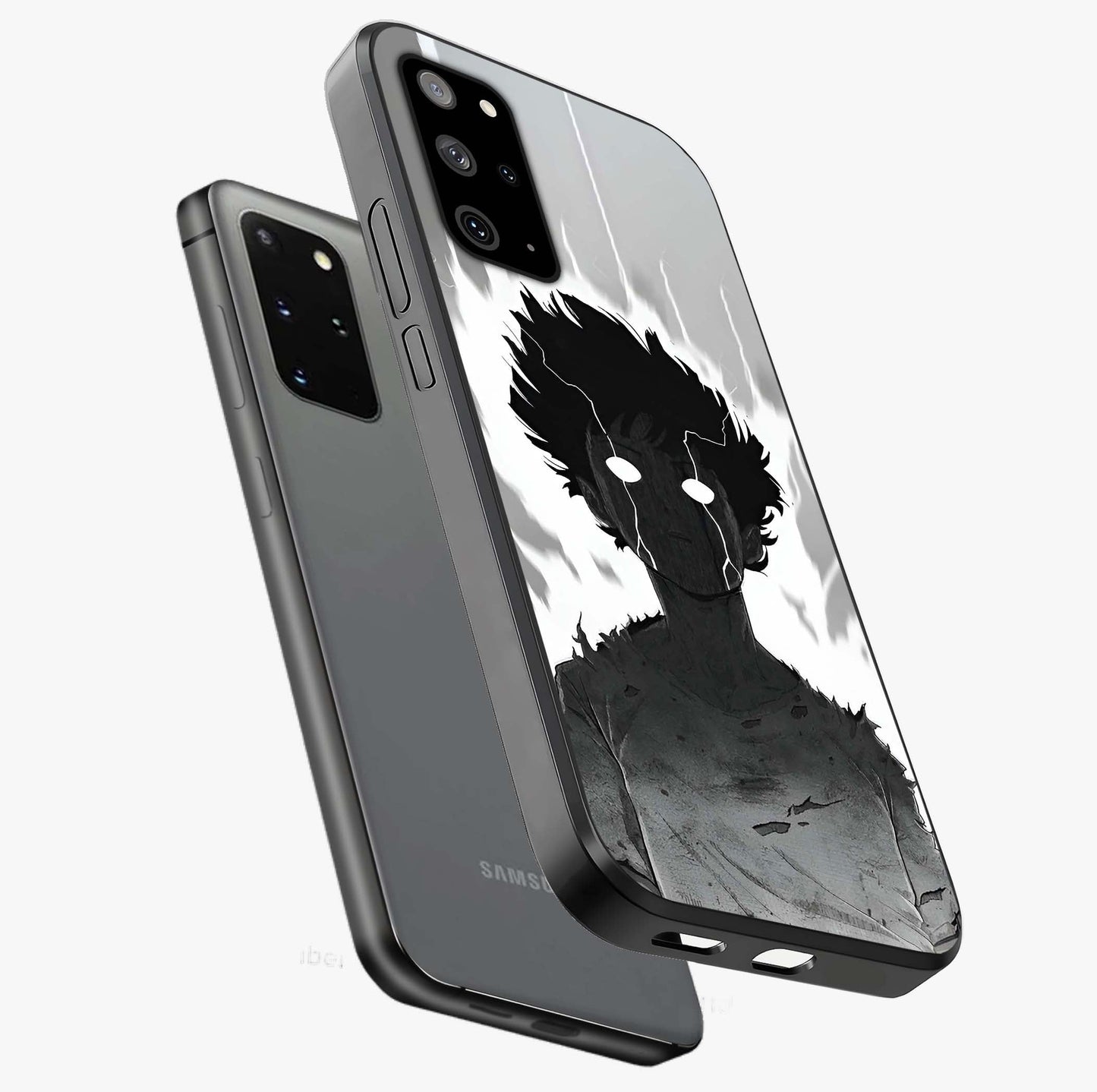 Awakened Inner Rage Glass Case displayed in angled mockup highlighting powerful graphic design and bold artistic theme.
