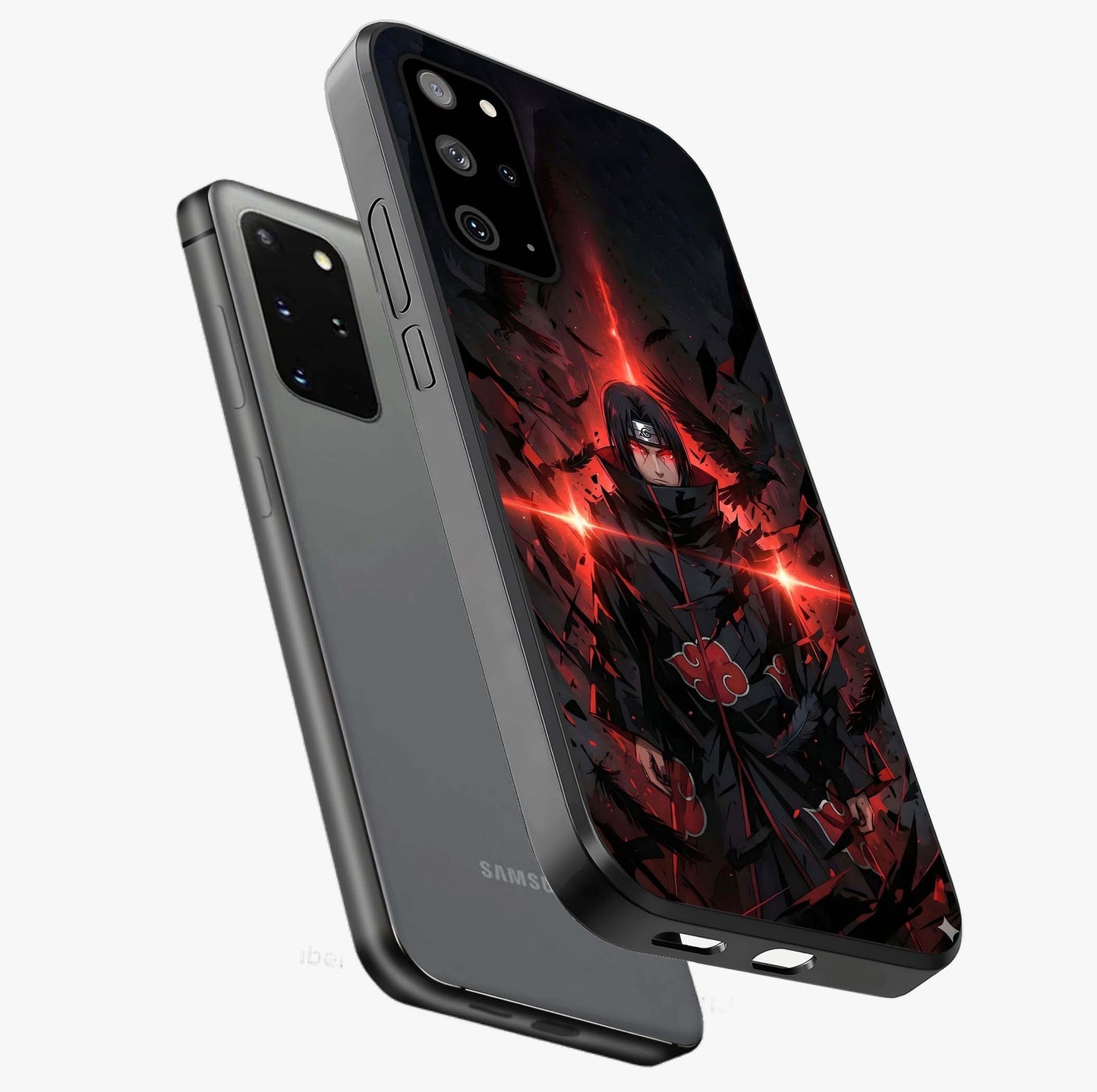 Focus Mode On Glass Case displayed in angled mockup highlighting clean minimal text artwork with modern aesthetic style.