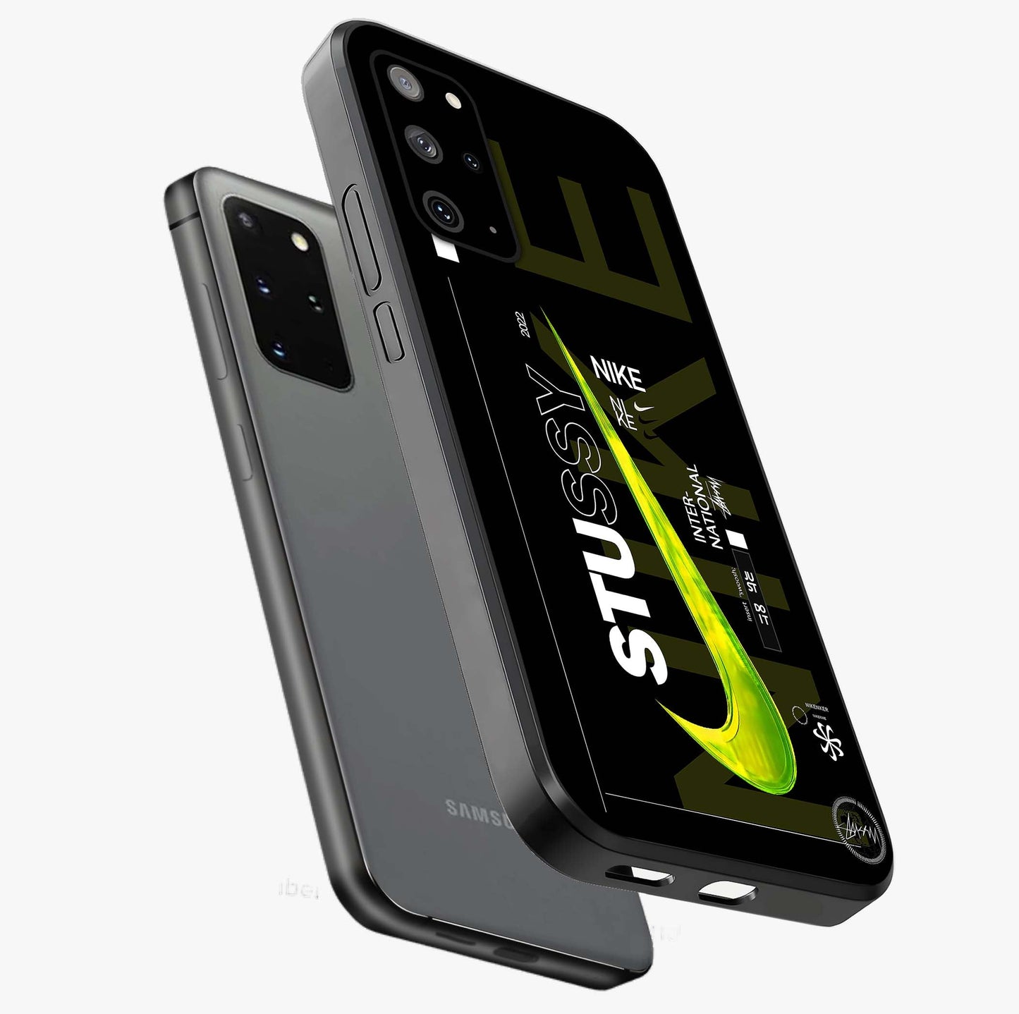 Neon Street Edition Glass Case displayed in angled mockup highlighting vibrant urban design with bold street aesthetic.