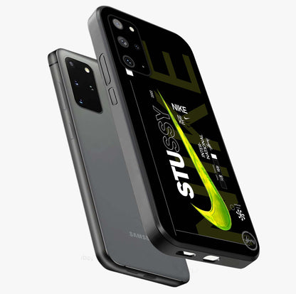 Neon Street Edition Glass Case displayed in angled mockup highlighting vibrant urban design with bold street aesthetic.