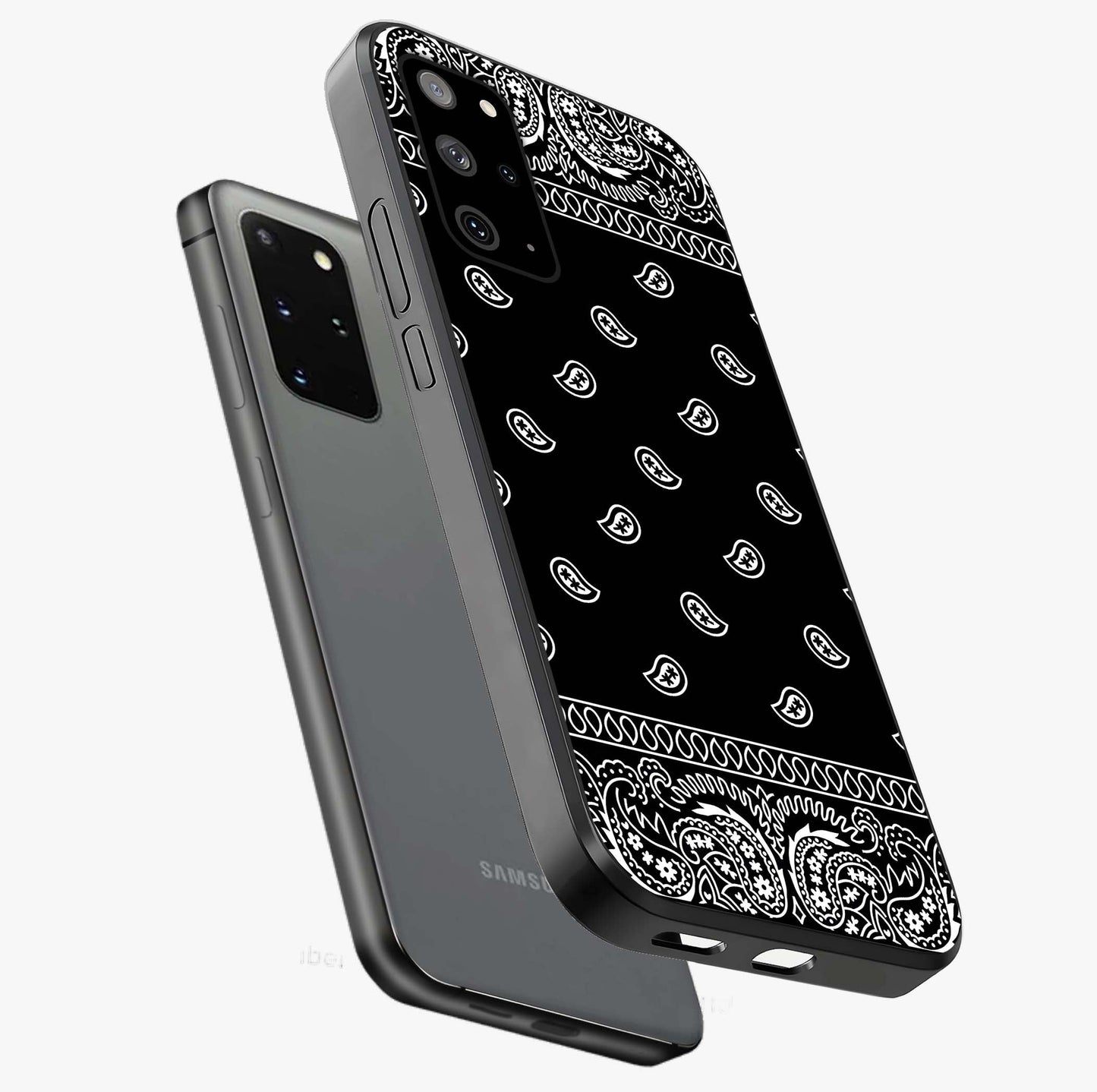 Retro Rebel Threads Glass Case displayed in angled mockup highlighting retro inspired graphic design with rebellious aesthetic.