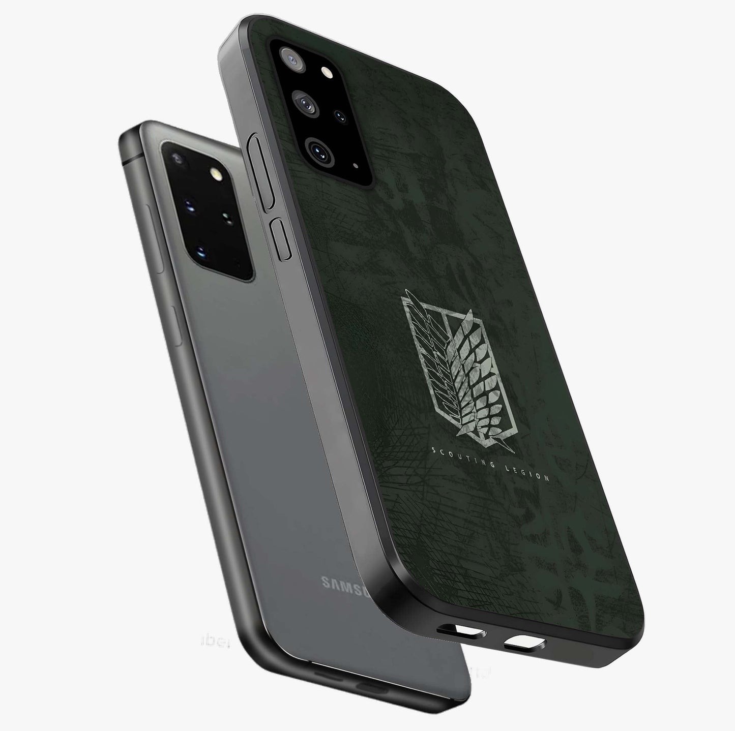 Wings Of Freedom Glass Case displayed in angled mockup highlighting graceful wing design with inspirational aesthetic.