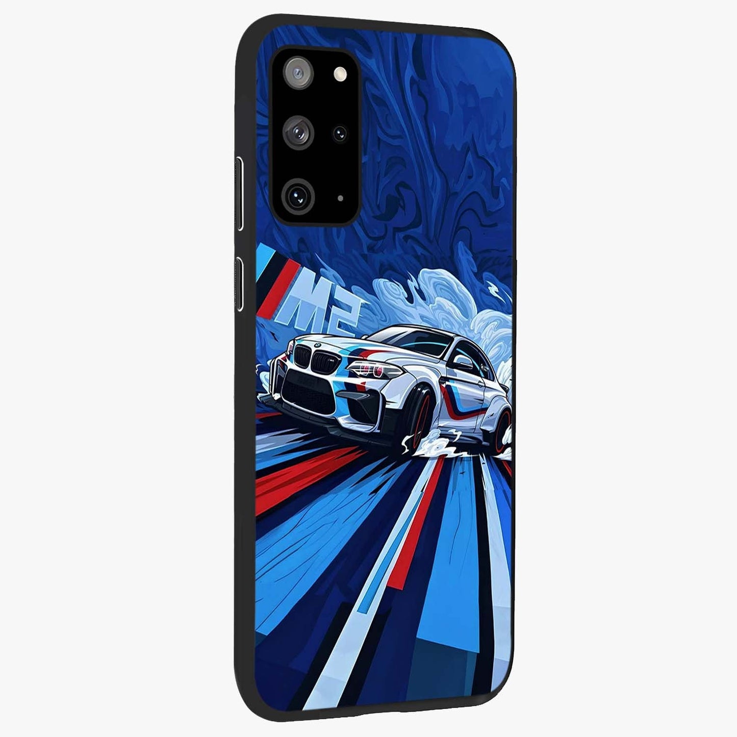 Drift Power Rush Glass Case upright view showcasing high speed racing artwork with bold automotive theme.