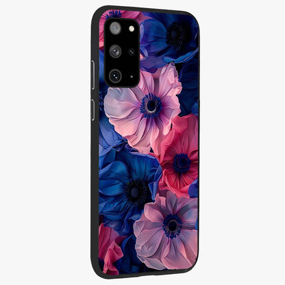 Flower Paper Art Pattern Glass Case upright view showcasing decorative paper floral artwork with creative craft style.
