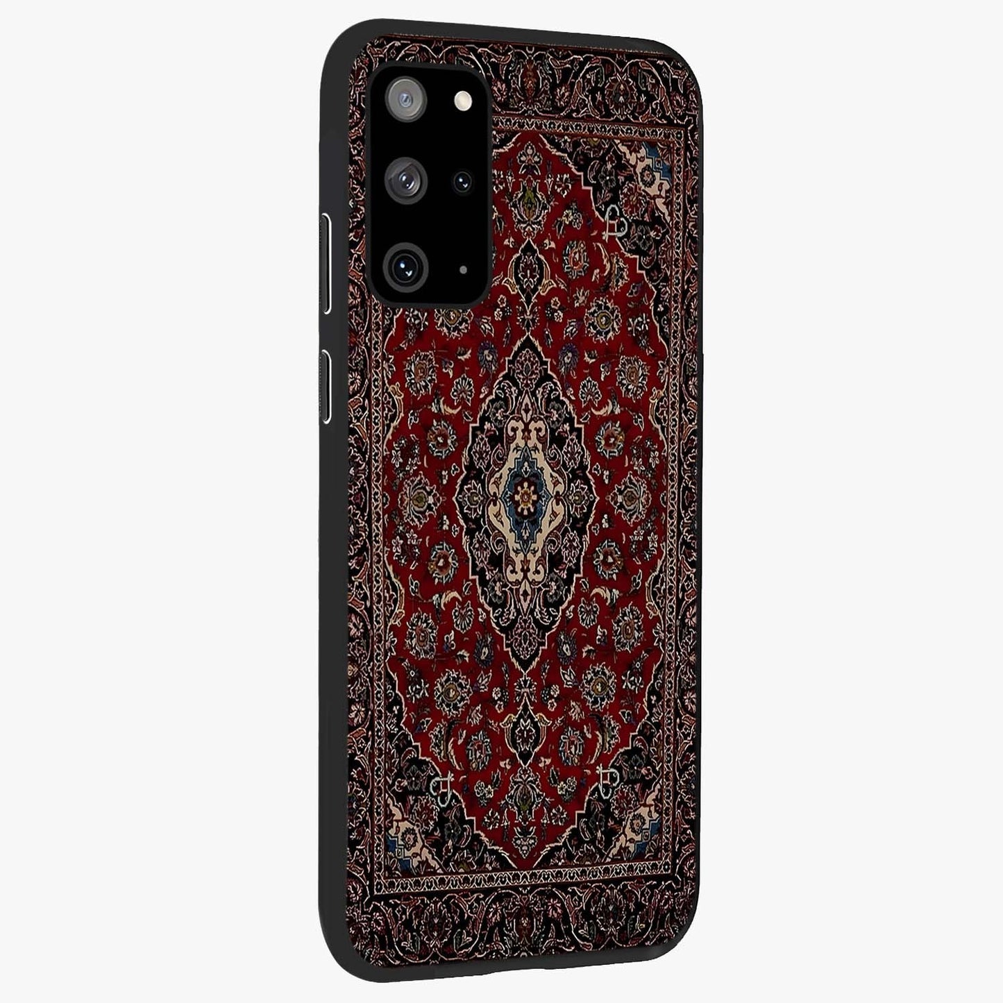 Heritage Carpet Royale Glass Case upright view showcasing detailed ornamental artwork with luxurious traditional theme.