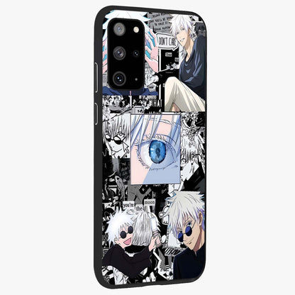 Infinity Sorcerer Chaos Glass Case upright view showcasing dramatic sorcerer artwork with chaotic mystical theme.