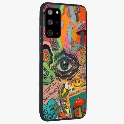 Mystic Eye Wonderland Glass Case upright view showcasing symbolic eye artwork with mysterious fantasy theme.