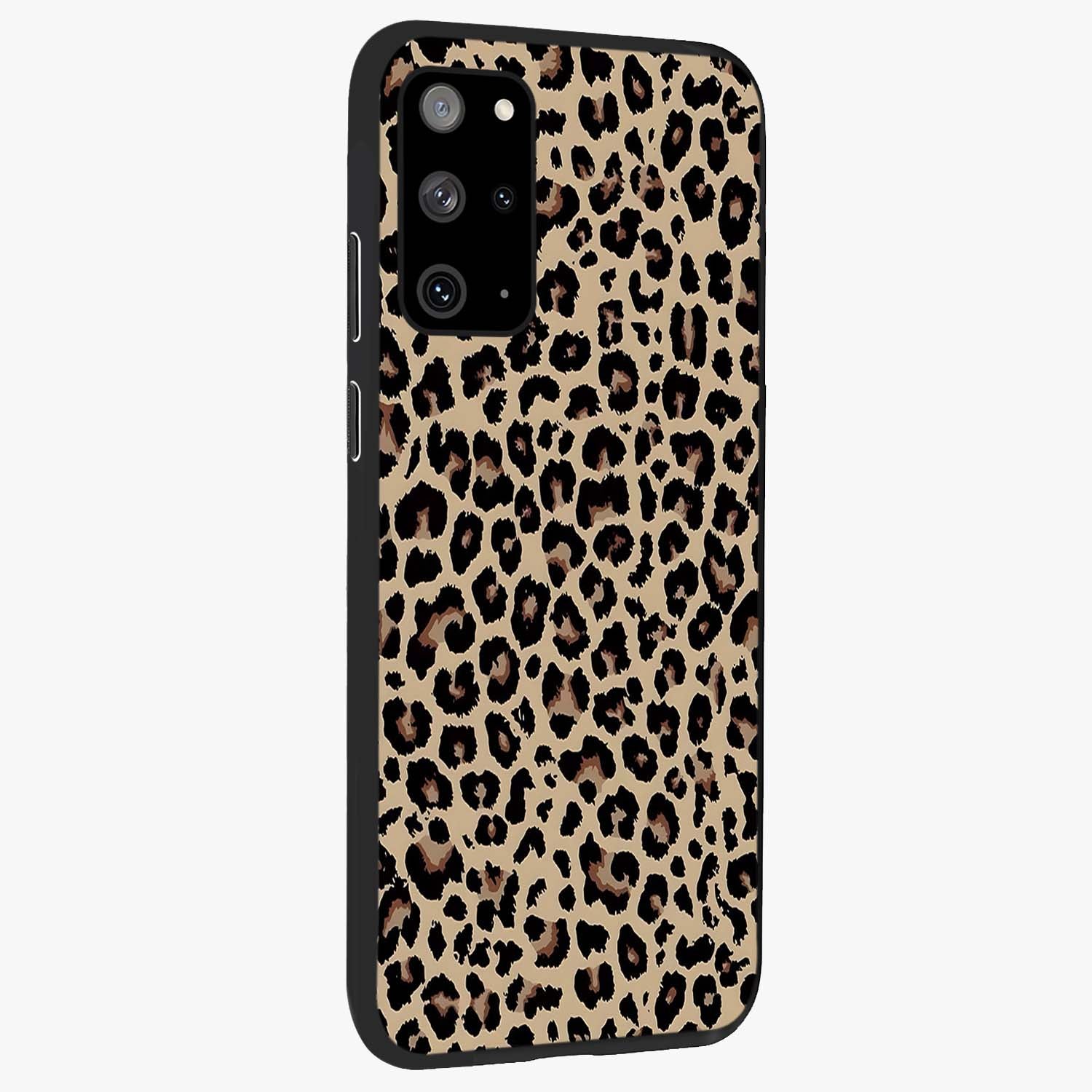Savage Chic Pattern Glass Case upright view showcasing trendy decorative artwork with edgy fashion theme.