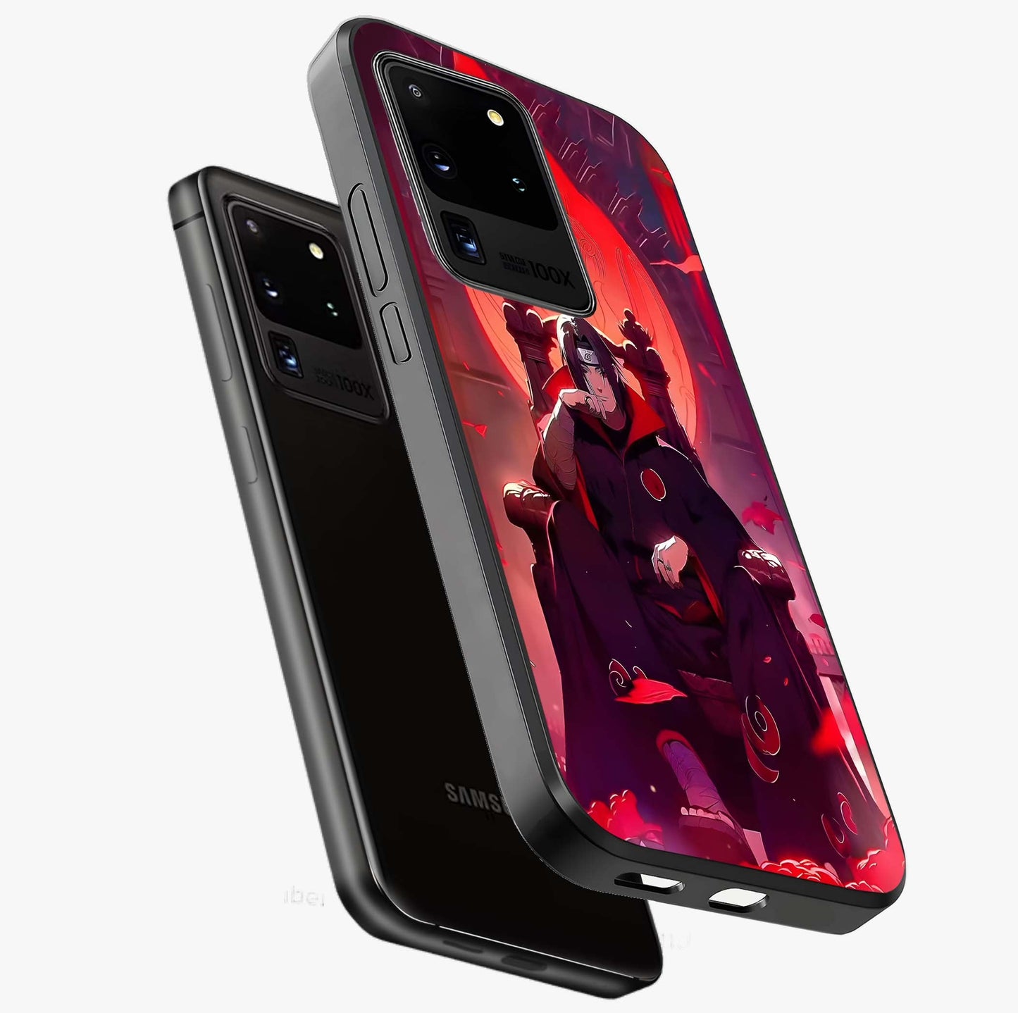 Blood Moon Sovereign Glass Case displayed in angled mockup highlighting dark celestial moon design and dramatic theme.