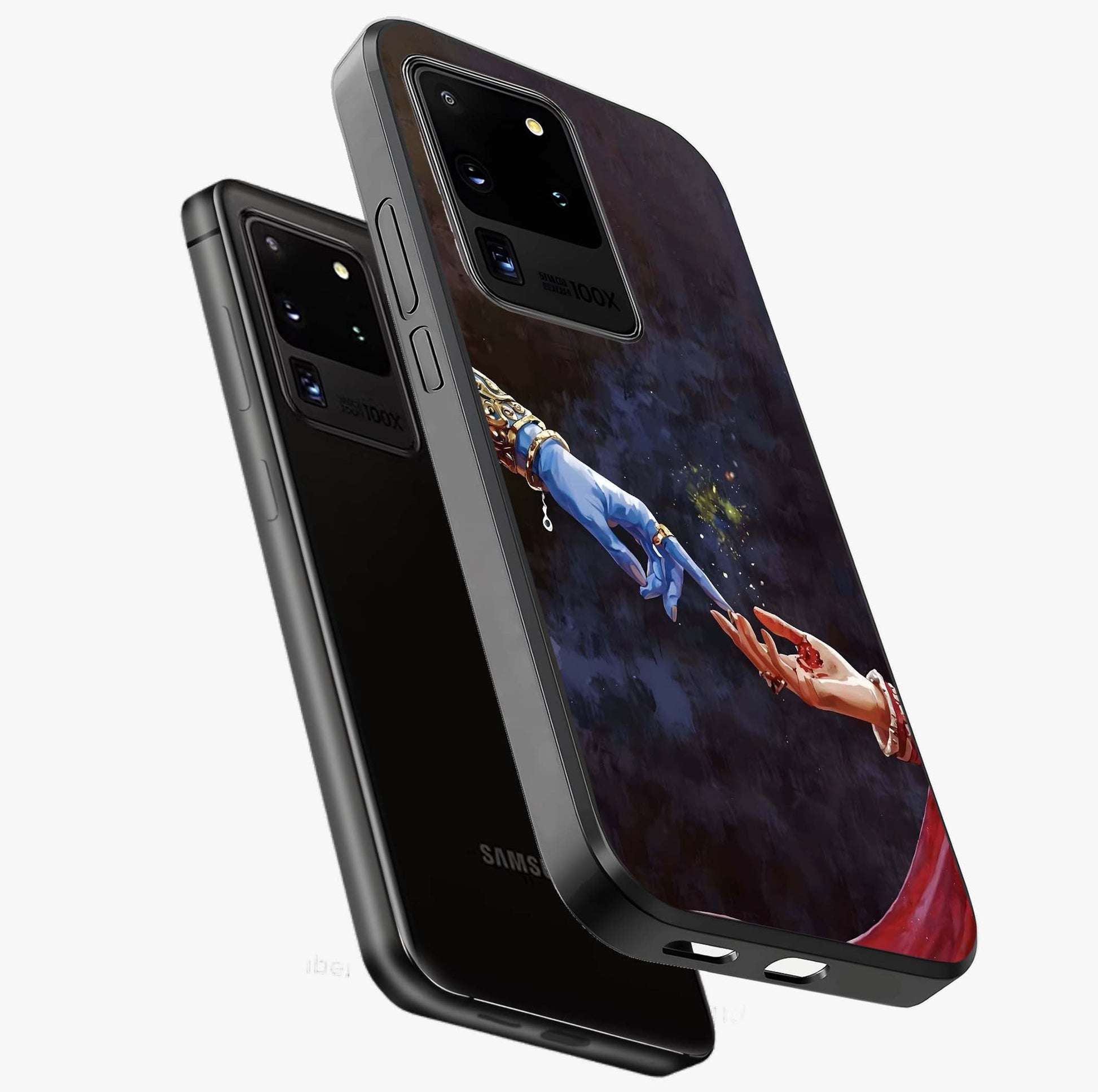 Divine Touch Eternal Glass Case displayed in angled mockup highlighting elegant divine inspired design with calm aesthetic style.