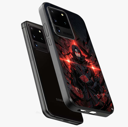 Focus Mode On Glass Case displayed in angled mockup highlighting clean minimal text artwork with modern aesthetic style.