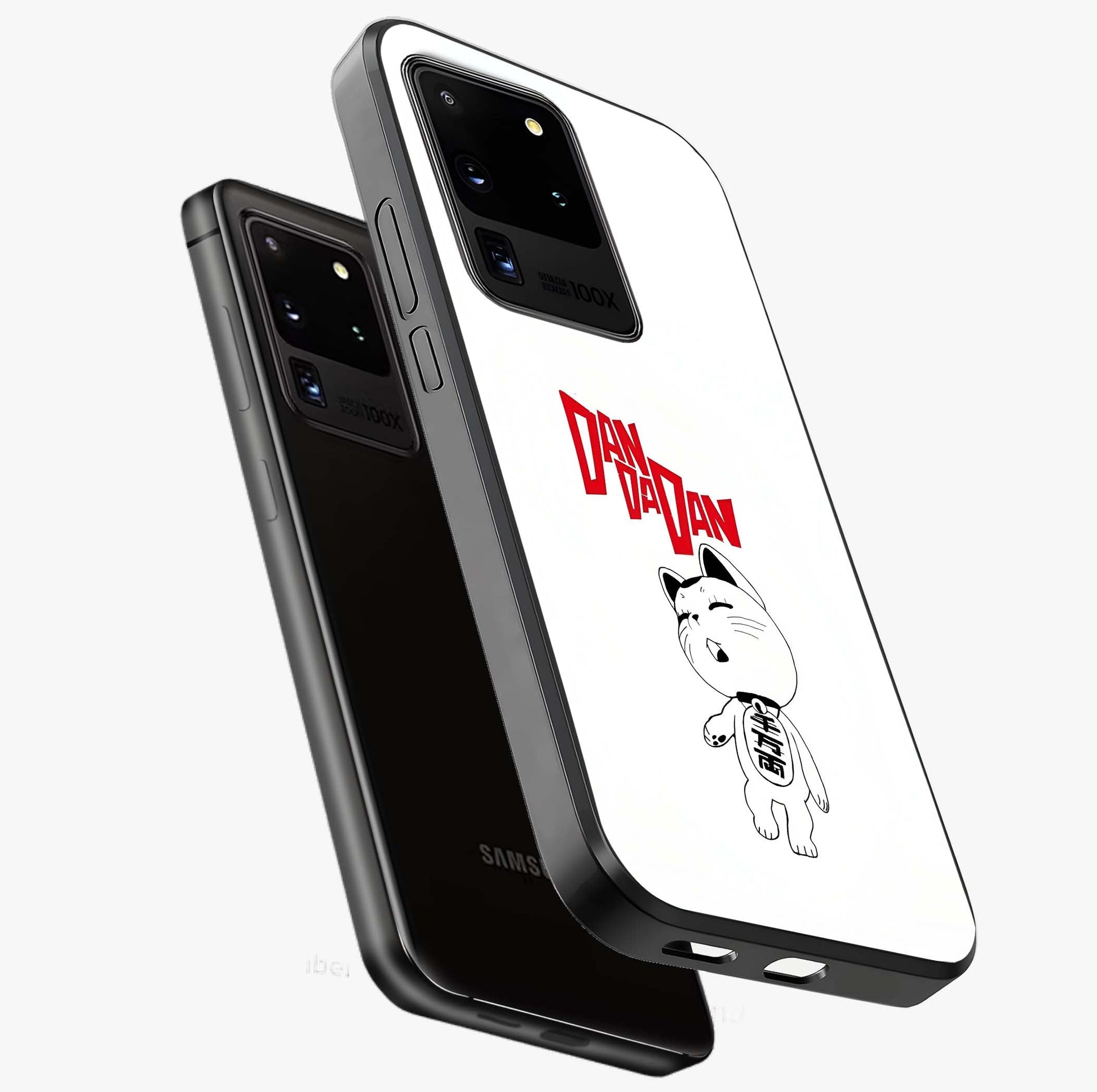 Playful Spirit Charm Glass Case displayed in angled mockup highlighting lively decorative design with playful aesthetic style.