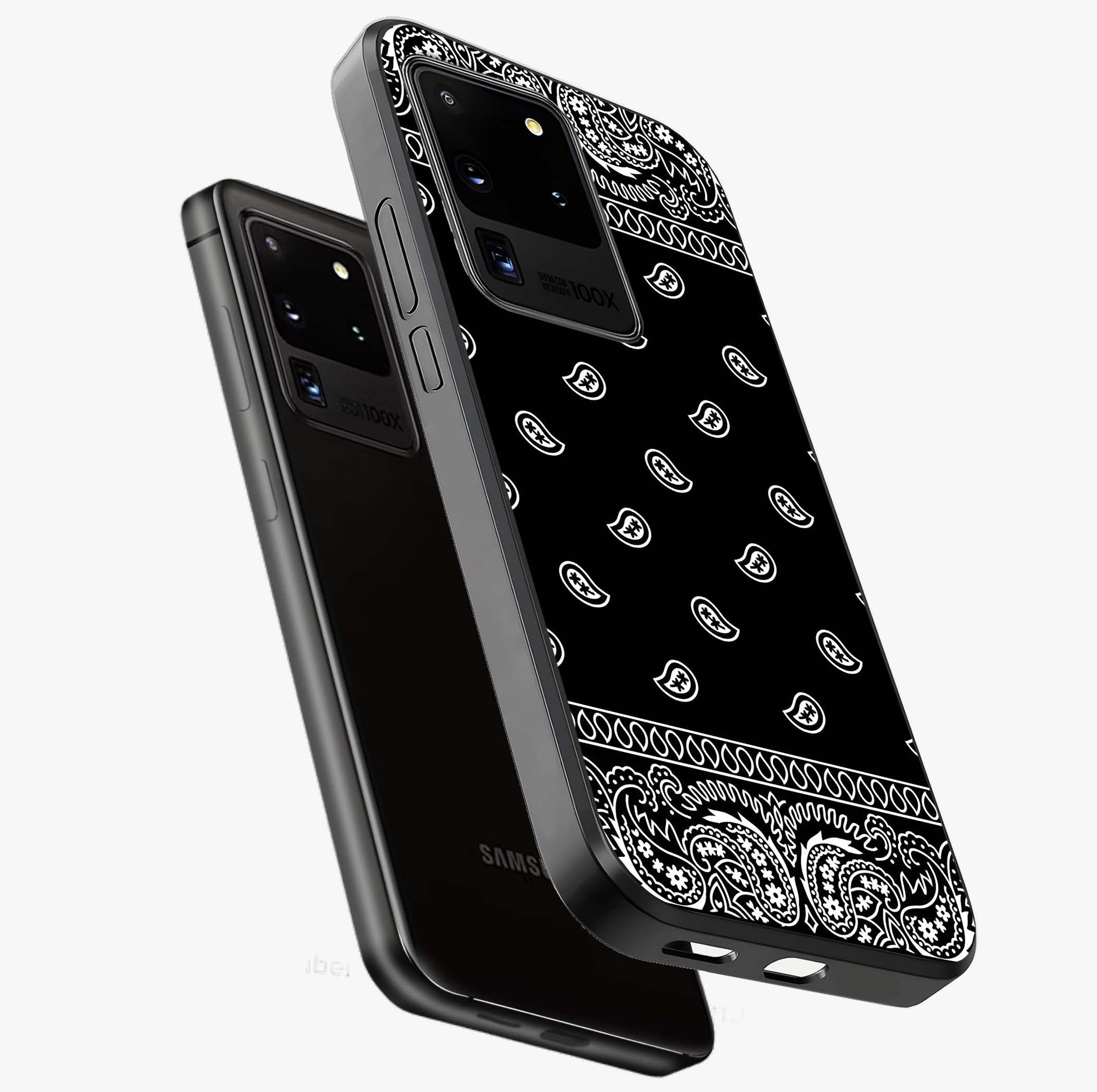 Retro Rebel Threads Glass Case displayed in angled mockup highlighting retro inspired graphic design with rebellious aesthetic.