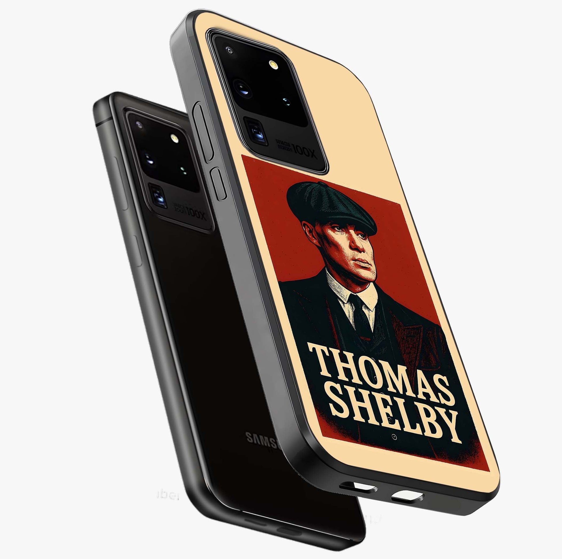 Vintage Mafia Authority Glass Case displayed in angled mockup highlighting powerful retro design with classic gangster aesthetic.