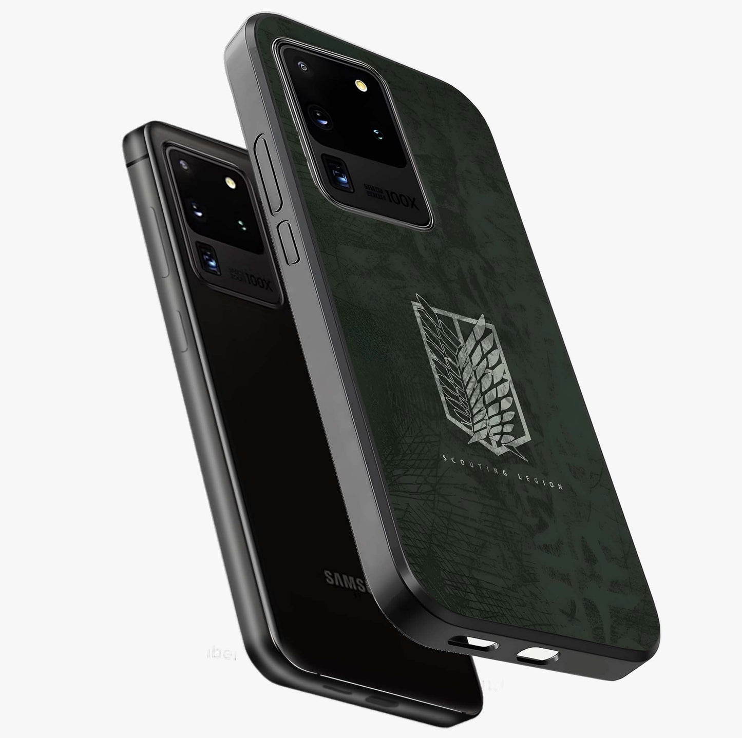 Wings Of Freedom Glass Case displayed in angled mockup highlighting graceful wing design with inspirational aesthetic.