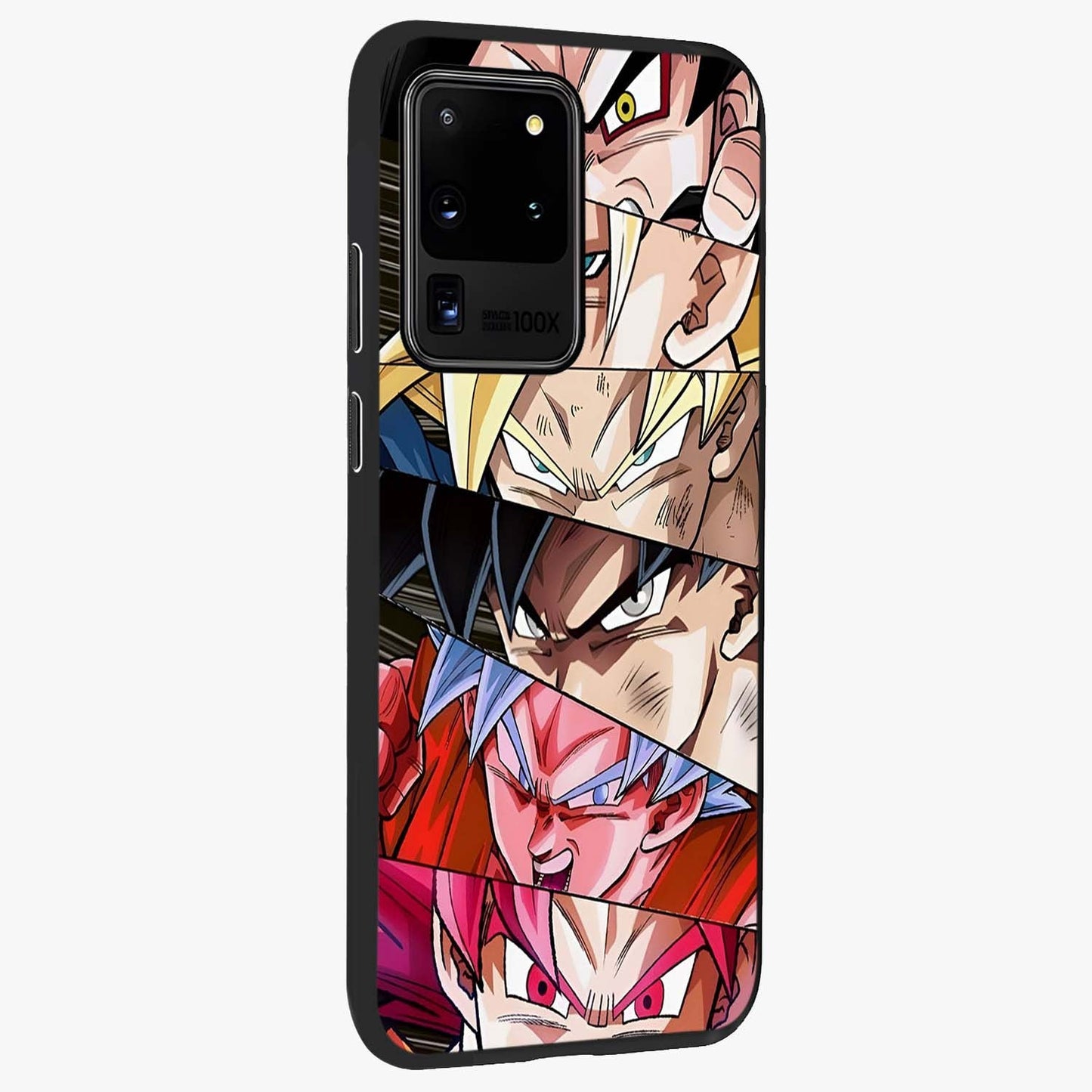 Anime Character Glass Case upright view showcasing expressive anime artwork with bold graphic style.