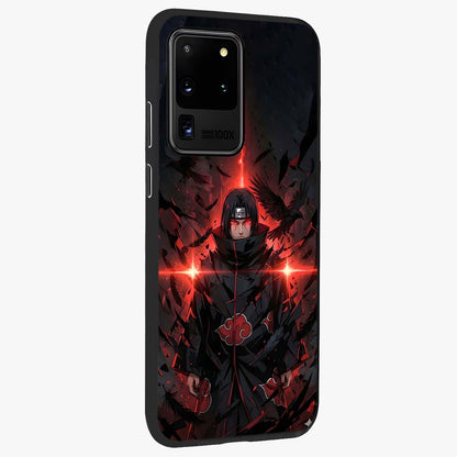 Focus Mode On Glass Case upright view showcasing strong typography statement with sleek motivational theme.