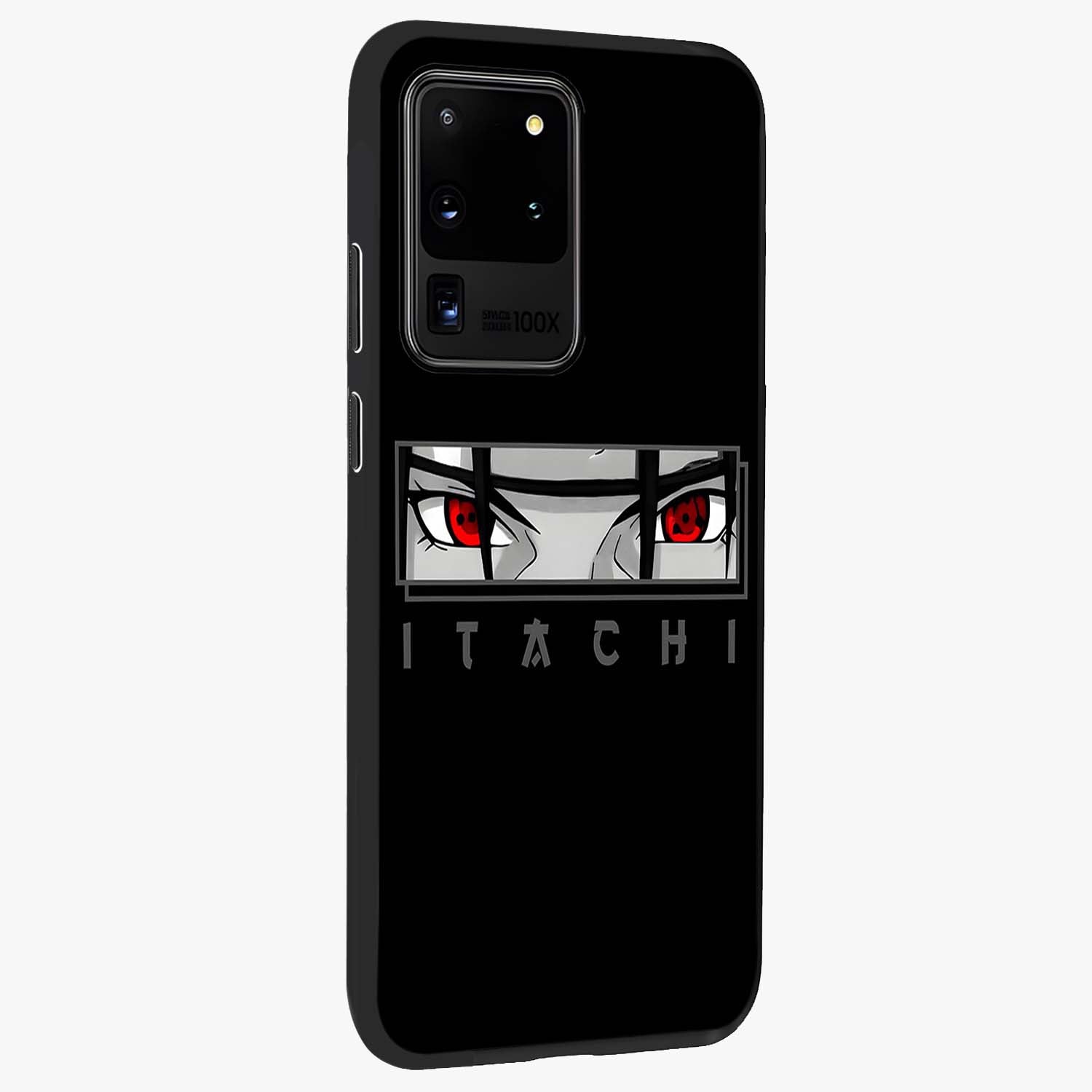 Scarlet Gaze Dominance Glass Case upright view showcasing powerful dramatic artwork with dominant artistic theme.