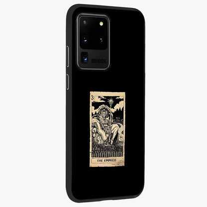 The Empress Glass Case upright view showcasing powerful empress themed artwork with luxurious artistic theme.