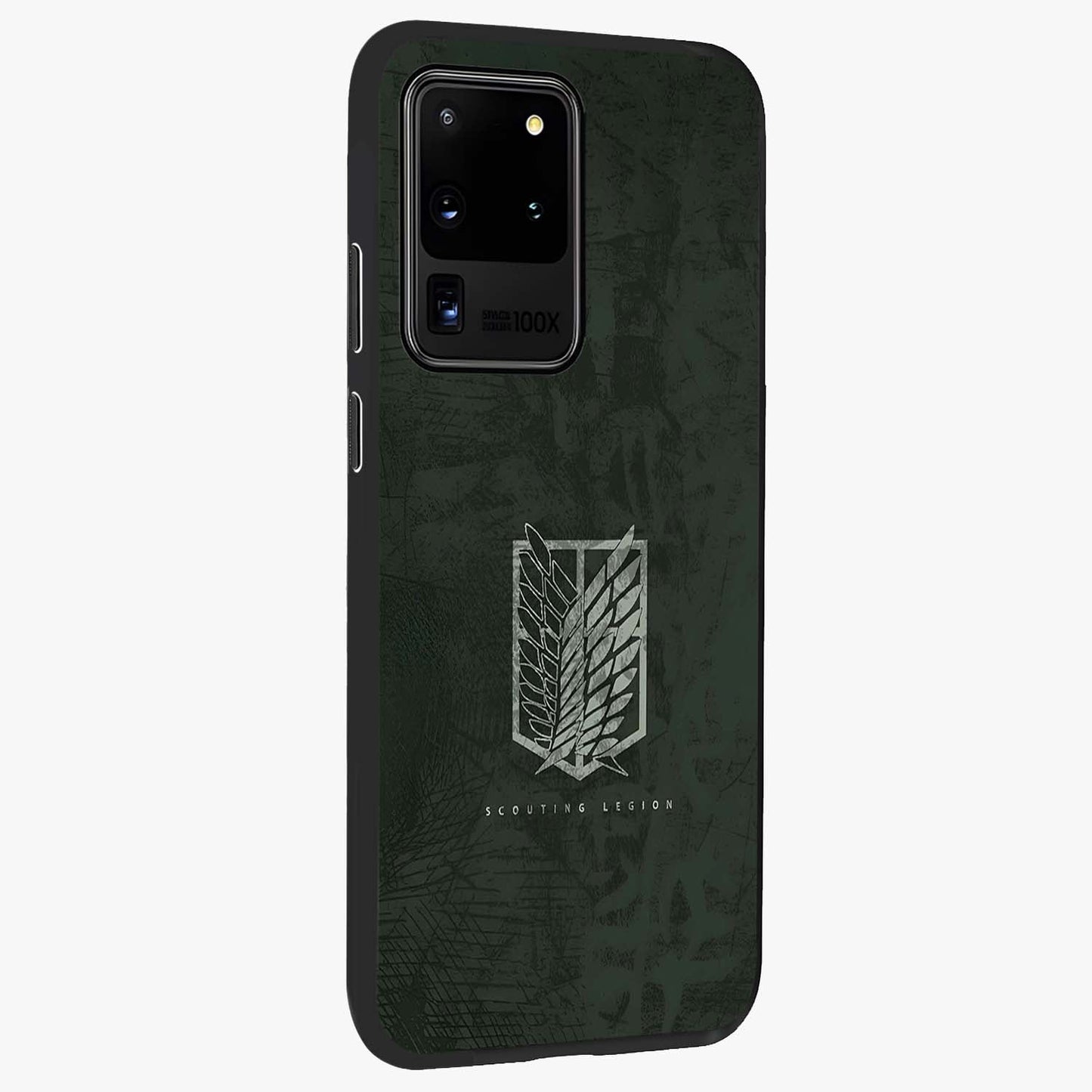 Wings Of Freedom Glass Case upright view showcasing powerful wings artwork with freedom themed design.