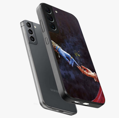 Divine Touch Eternal Glass Case displayed in angled mockup highlighting elegant divine inspired design with calm aesthetic style.
