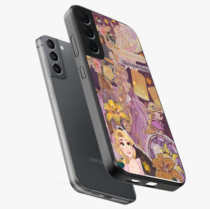 Magical Tangled Dream Glass Case displayed in angled mockup highlighting whimsical fantasy design with magical aesthetic.