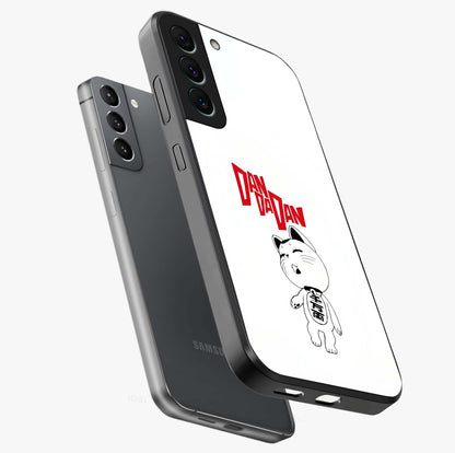 Playful Spirit Charm Glass Case displayed in angled mockup highlighting lively decorative design with playful aesthetic style.