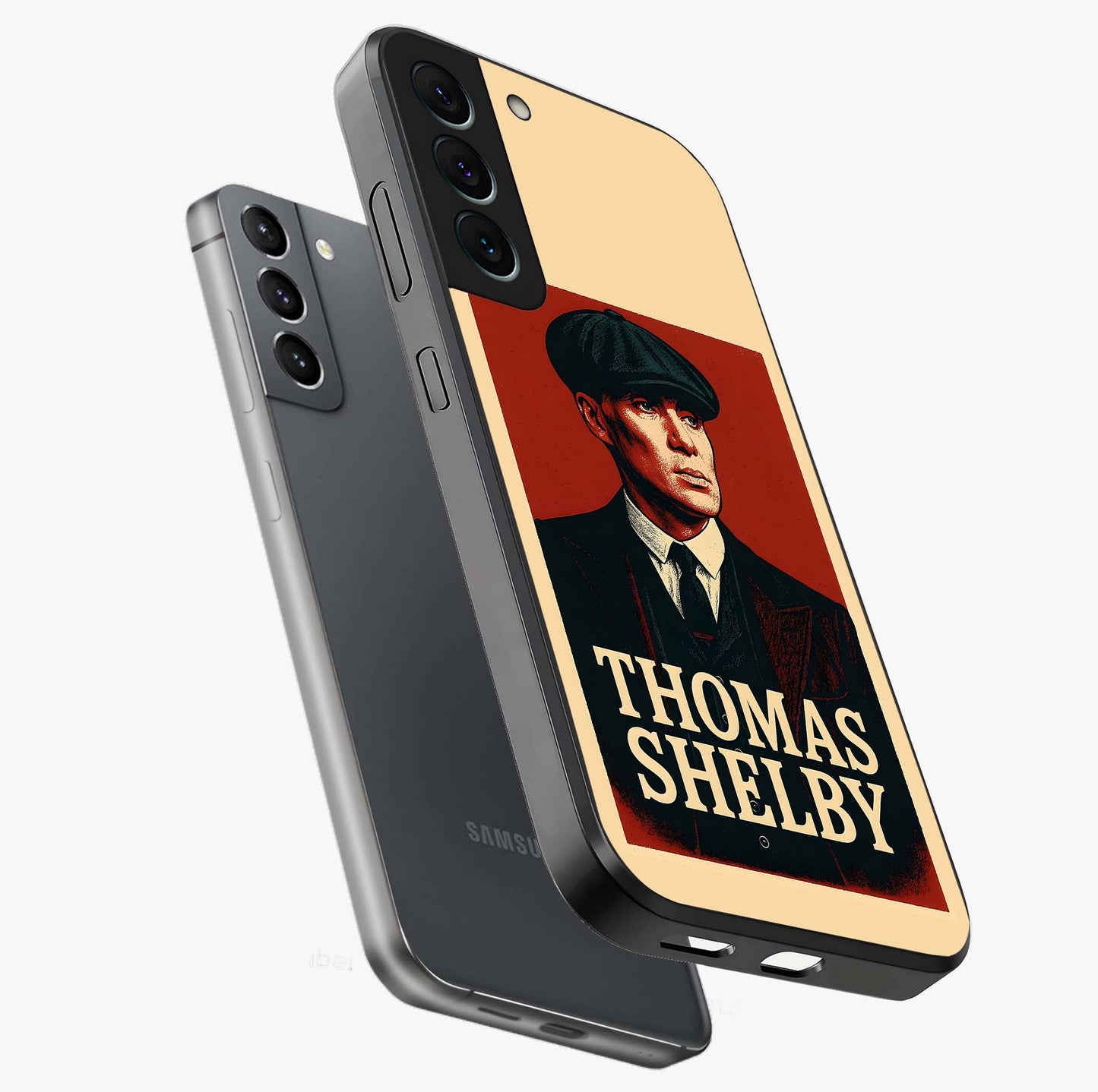 Vintage Mafia Authority Glass Case displayed in angled mockup highlighting powerful retro design with classic gangster aesthetic.