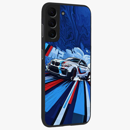 Drift Power Rush Glass Case upright view showcasing high speed racing artwork with bold automotive theme.
