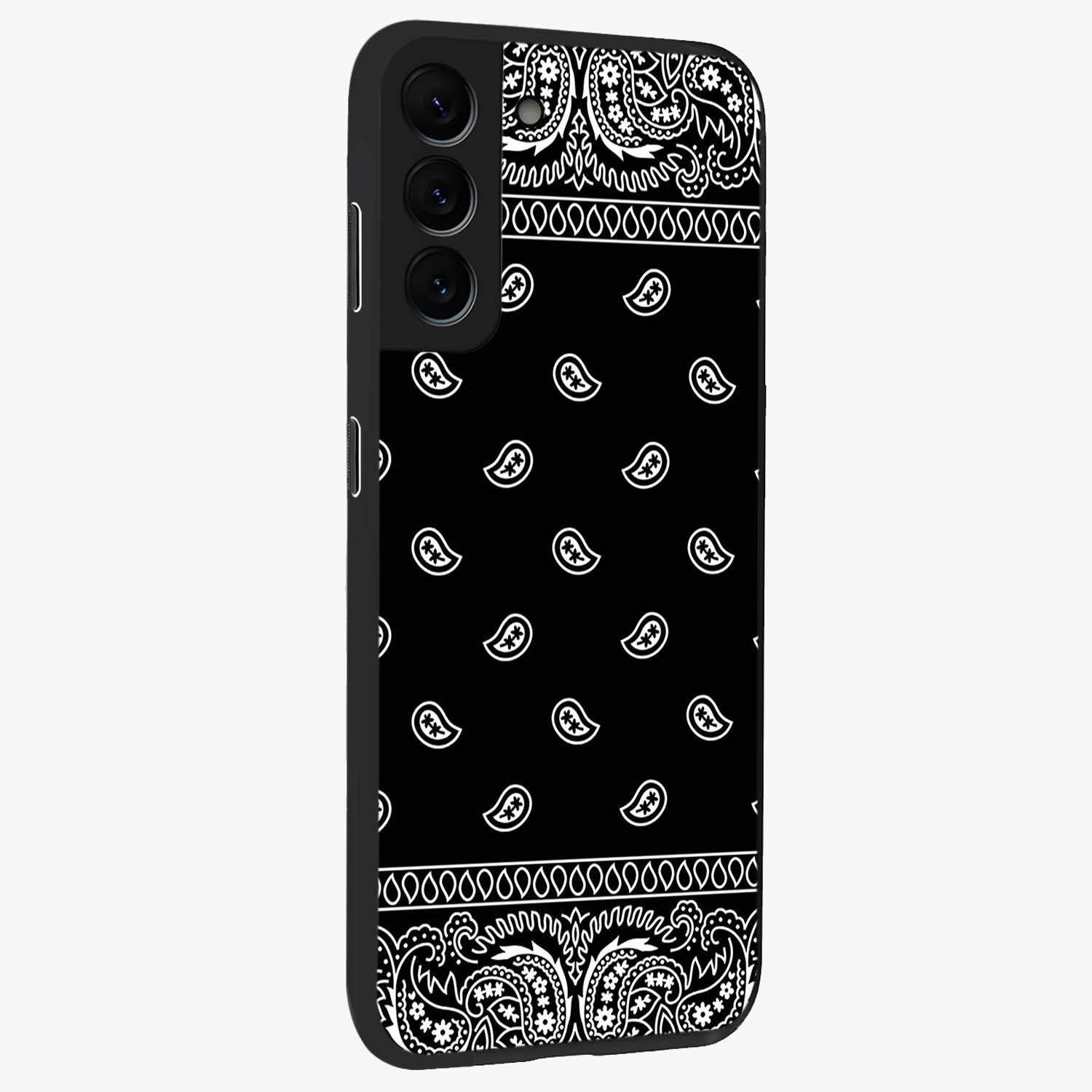 Retro Rebel Threads Glass Case upright view showcasing stylish vintage artwork with bold retro theme.