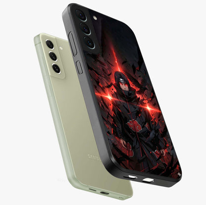 Focus Mode On Glass Case displayed in angled mockup highlighting clean minimal text artwork with modern aesthetic style.