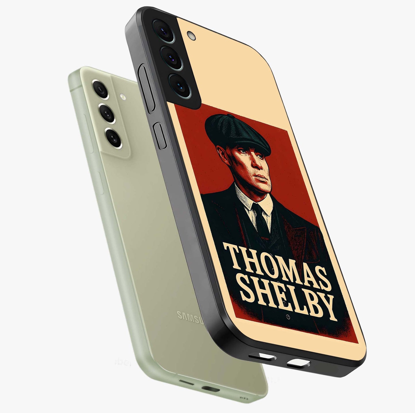 Vintage Mafia Authority Glass Case displayed in angled mockup highlighting powerful retro design with classic gangster aesthetic.