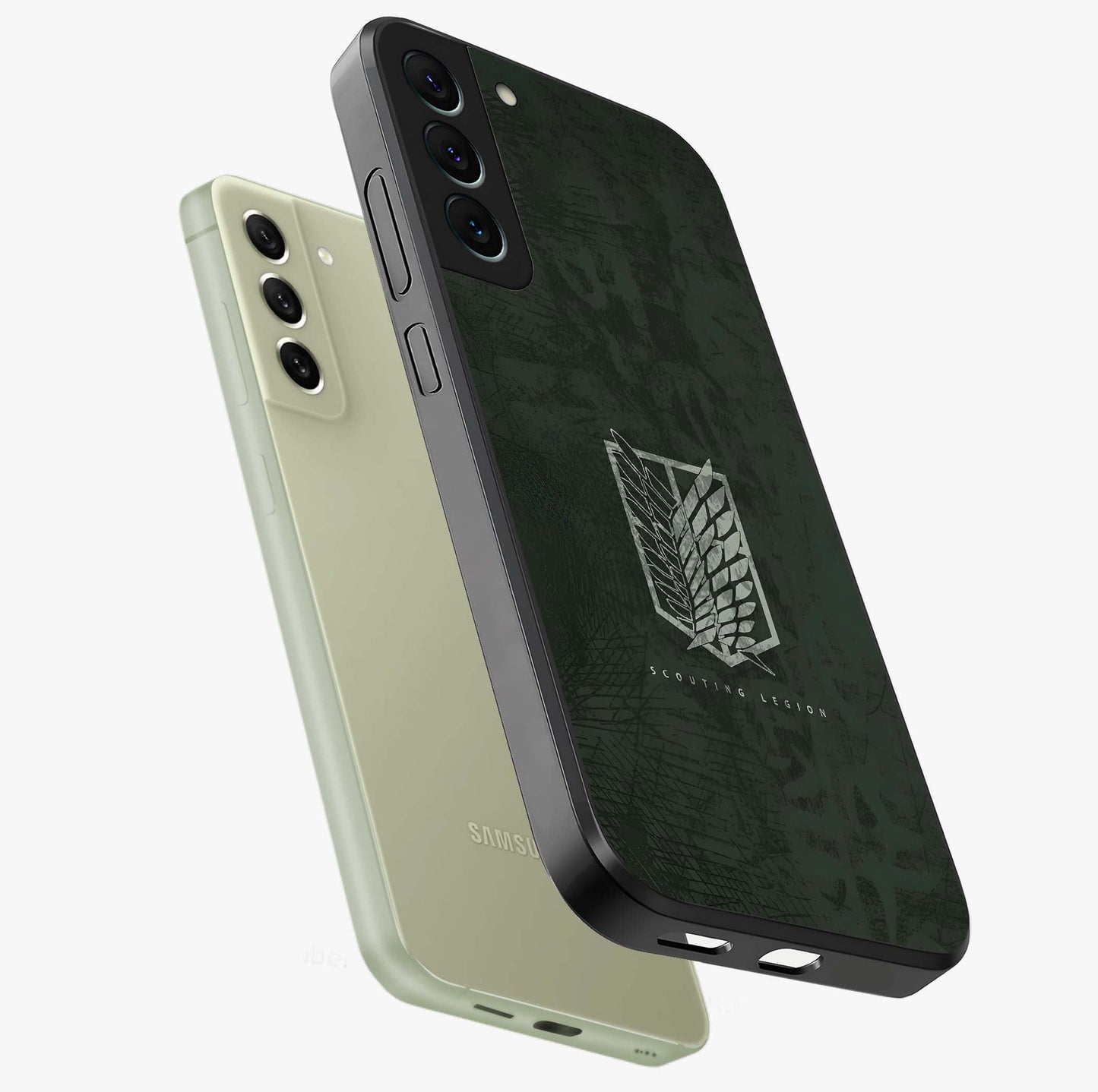 Wings Of Freedom Glass Case displayed in angled mockup highlighting graceful wing design with inspirational aesthetic.