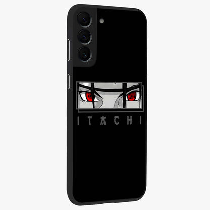 Scarlet Gaze Dominance Glass Case upright view showcasing powerful dramatic artwork with dominant artistic theme.