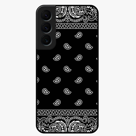 Retro Rebel Threads Glass Case showing flat back view with vintage street style artwork and glossy glass finish.