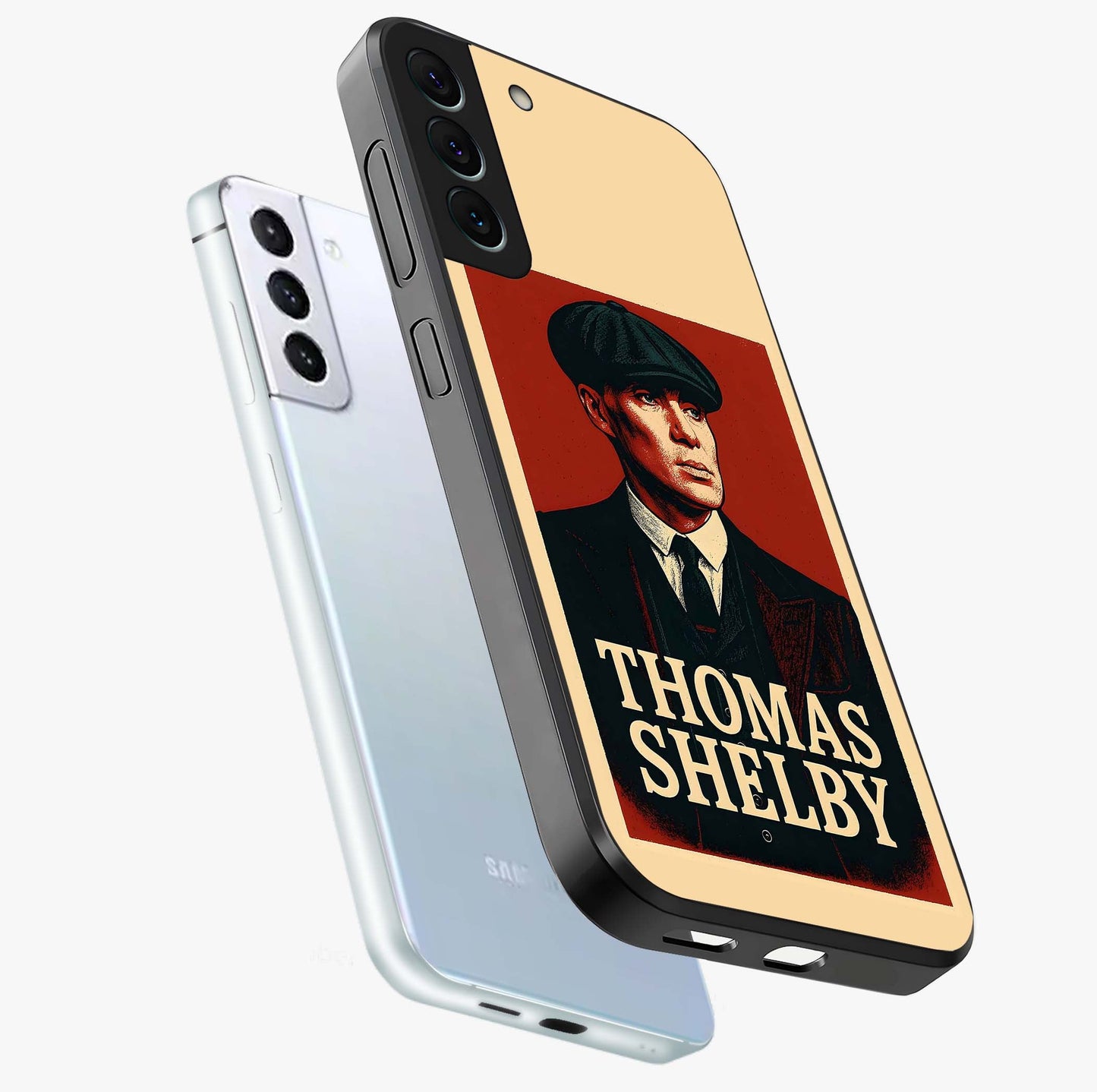 Vintage Mafia Authority Glass Case displayed in angled mockup highlighting powerful retro design with classic gangster aesthetic.
