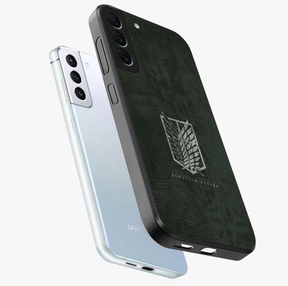 Wings Of Freedom Glass Case displayed in angled mockup highlighting graceful wing design with inspirational aesthetic.