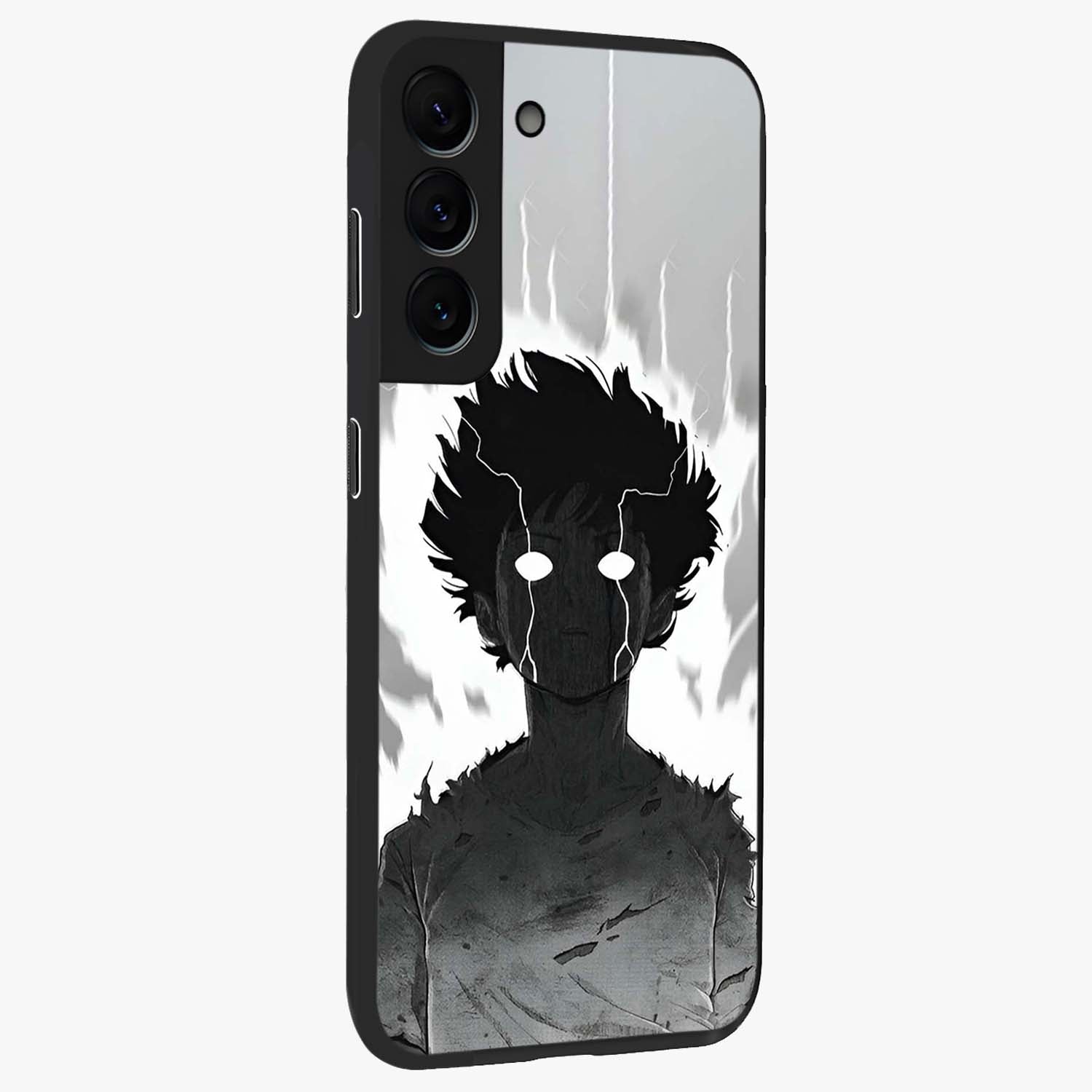 Awakened Inner Rage Glass Case upright view showcasing dramatic artwork with strong expressive aesthetic.