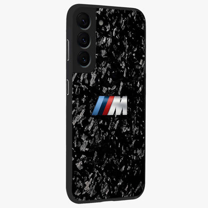 Carbon Speed Mark Glass Case upright view showcasing modern carbon speed graphic with bold automotive theme.
