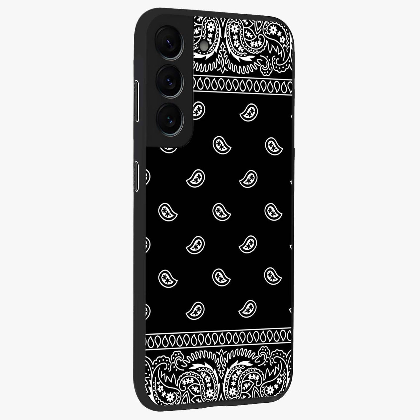 Retro Rebel Threads Glass Case upright view showcasing stylish vintage artwork with bold retro theme.