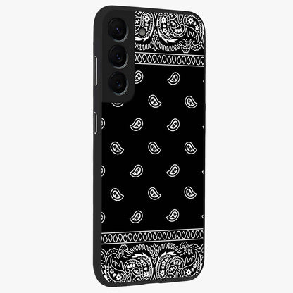 Retro Rebel Threads Glass Case upright view showcasing stylish vintage artwork with bold retro theme.