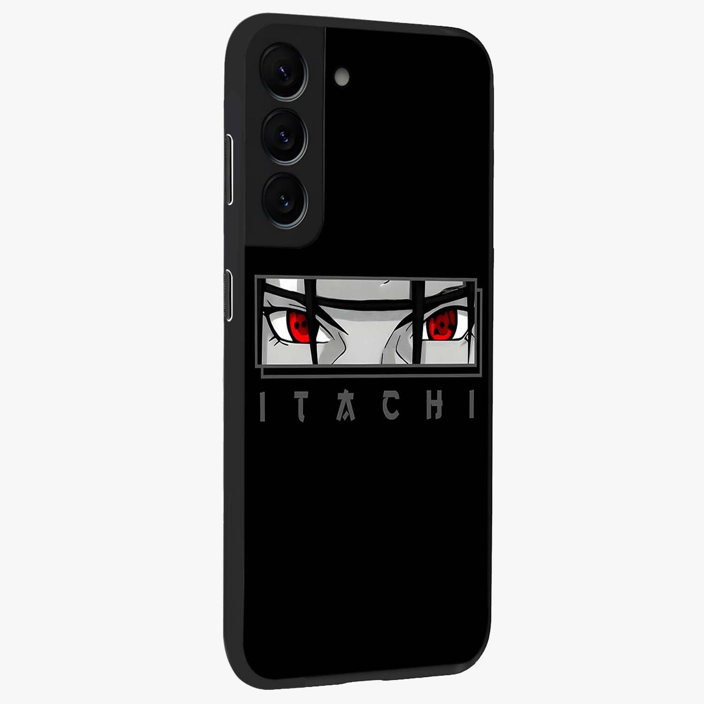 Scarlet Gaze Dominance Glass Case upright view showcasing powerful dramatic artwork with dominant artistic theme.