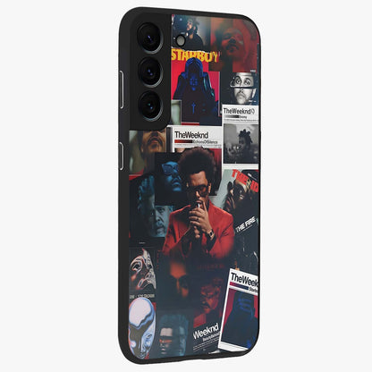The Weeknd Glass Case upright view showcasing bold music themed artwork with contemporary artistic style.