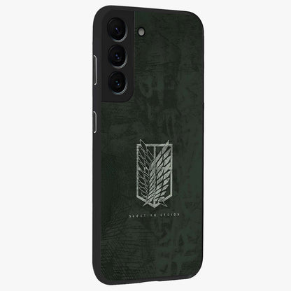 Wings Of Freedom Glass Case upright view showcasing powerful wings artwork with freedom themed design.