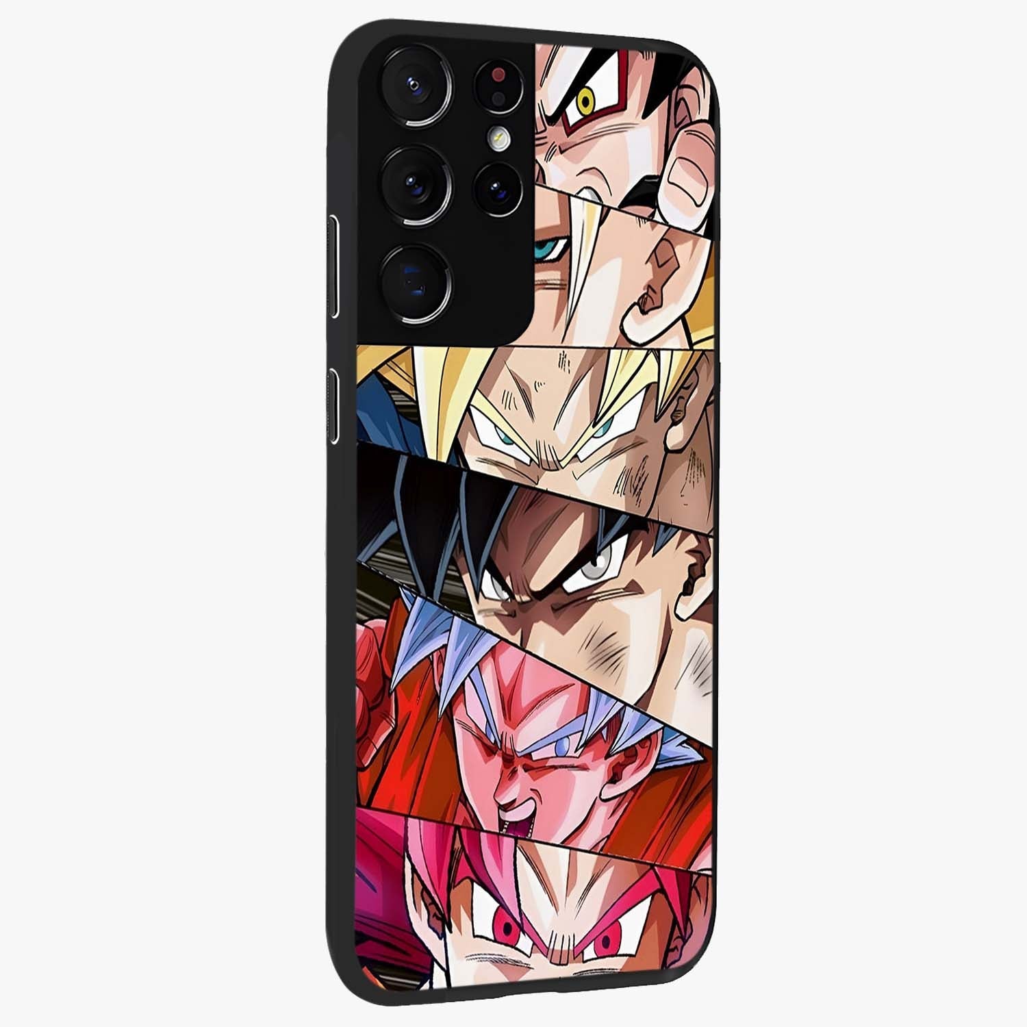 Anime Character Glass Case upright view showcasing expressive anime artwork with bold graphic style.