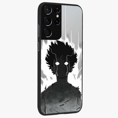 Awakened Inner Rage Glass Case upright view showcasing dramatic artwork with strong expressive aesthetic.