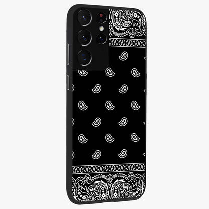 Retro Rebel Threads Glass Case upright view showcasing stylish vintage artwork with bold retro theme.